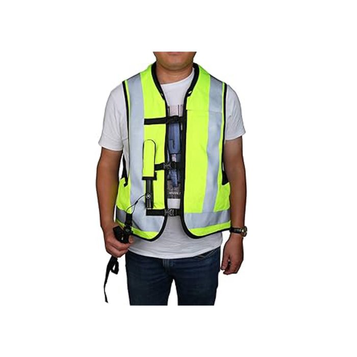 TCMT Airbag Motorcycle Airnest Air Bag Vest Hi Visibility w/ CO2 Cartridge