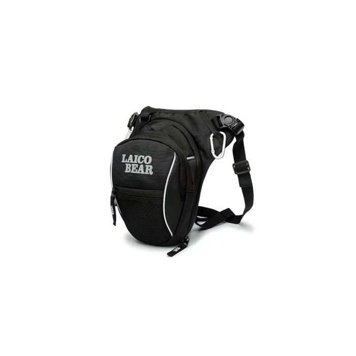 Liaco Bear Black Mesh Motorcycle Leg Bag