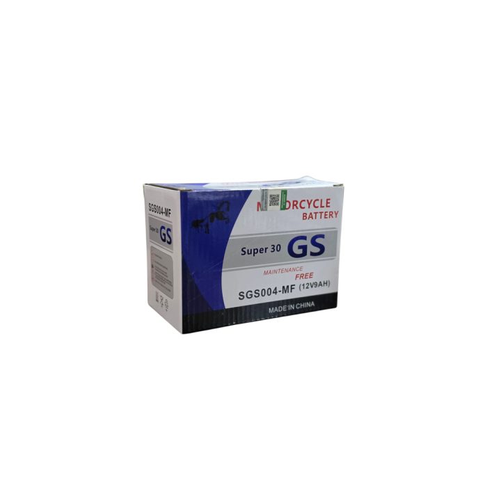 GS Super30 SGS004-MF 12V 9AH Battery For Scooter / Motorcycle