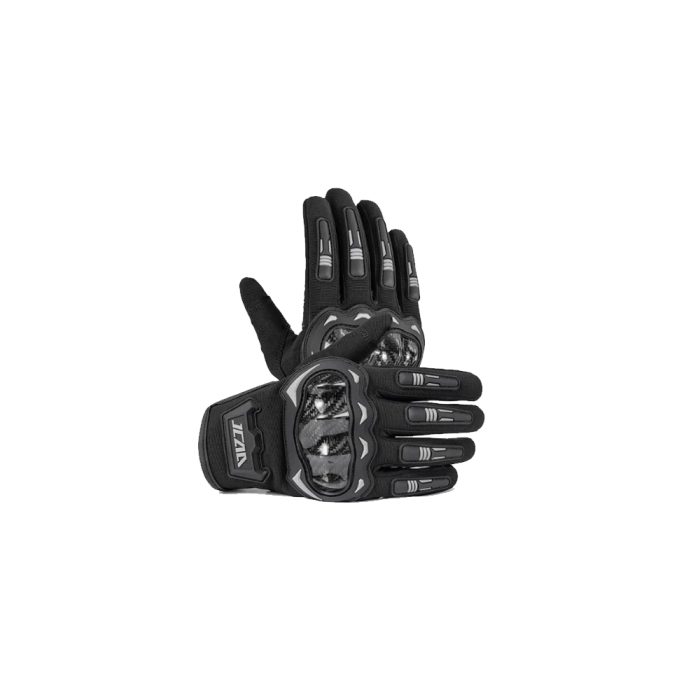 JC 407 Protection Safety Gloves Full With safety Protection for scooter / motorcycle - Multi Sizes - Black